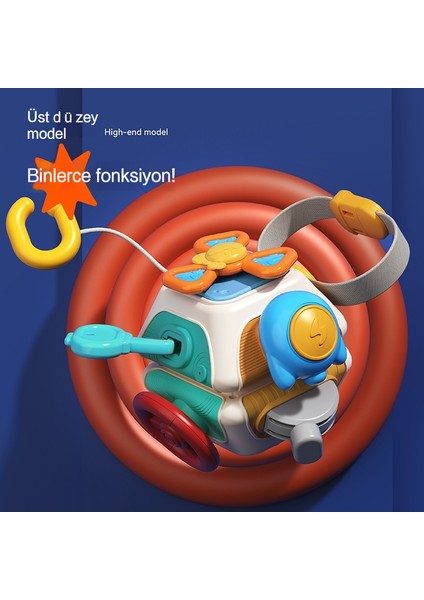 Janjon Star Bebek Meşgul El Kapma Topu Çokyüzlü Çok Fonksiyonlu Eğitici Oyuncak Bebek El Ince Hareket Oyuncak (Yurt Dışından)