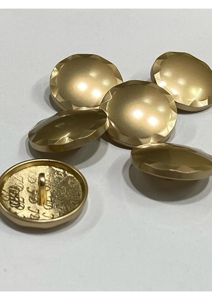 Metal Düğme/trençkot Ceket Boyu/ 6 Lı Set/2,3 CM/JX015/MAT Gold fiyatları