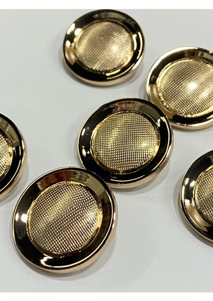 Metal Düğme/kaban Manto Boyu/ 6 Lı Set/2,5 CM/JX001/GOLD modelleri