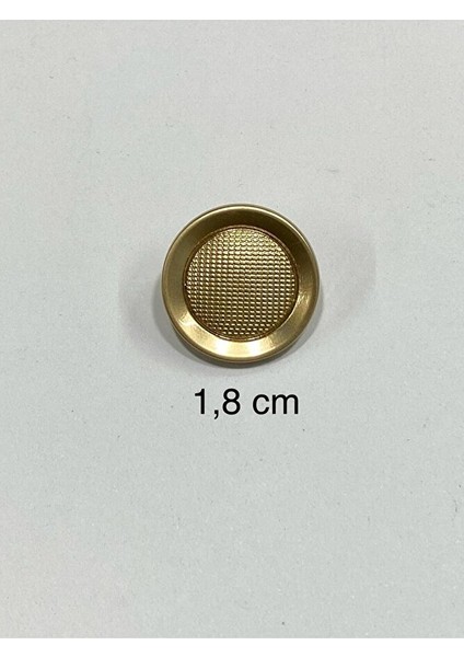 Metal Düğme/hırka Yelek Boyu/ 6 Lı Set/1,8 CM/JX001/MAT Gold fiyatları