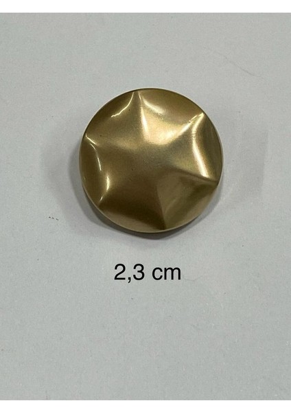 Metal Düğme/trençkot Ceket Boyu/ 6 Lı Set/2,3 CM/JX18/MAT Gold modelleri