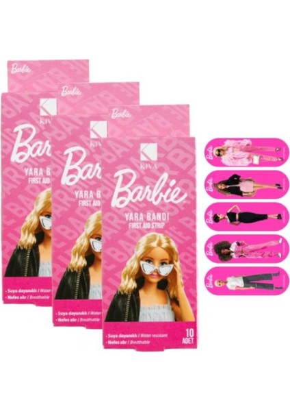 Barbie Yara Bandı 10'lu (3 Adet)