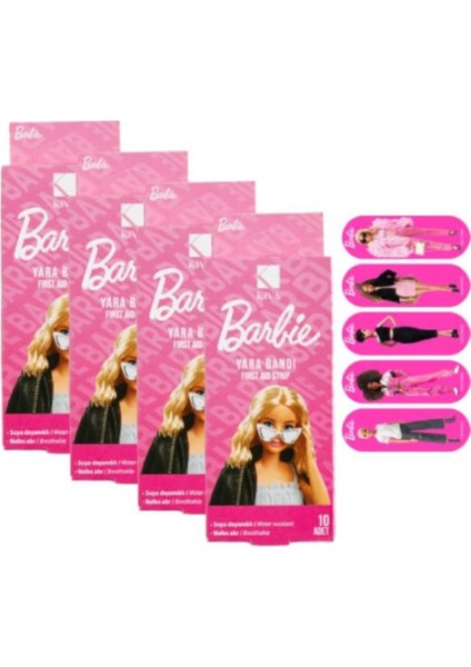 Barbie Yara Bandı 10'lu (4 Adet)