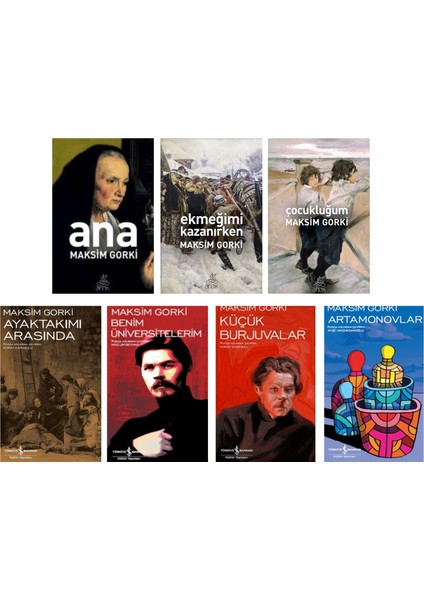 Maksim Gorki Seti 7 Kitap