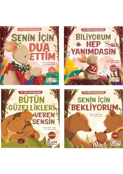 Senin İçin Dua Ettim - Biliyorum Hep Yanımdasın - Bütün Güzellikleri Veren Sensin - Senin İçin Bekliyorum 4 Kitap - Süreyya Ülker Aydın