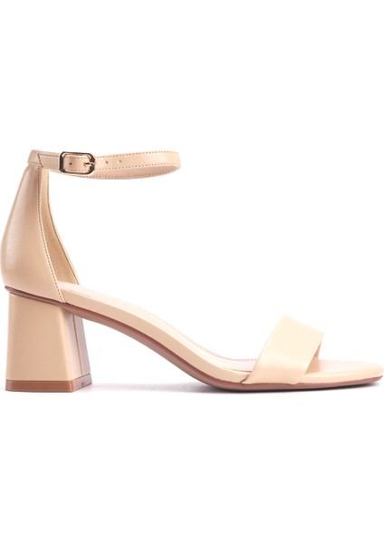NARLA 4FX Krem Kadın Comfort Sandalet