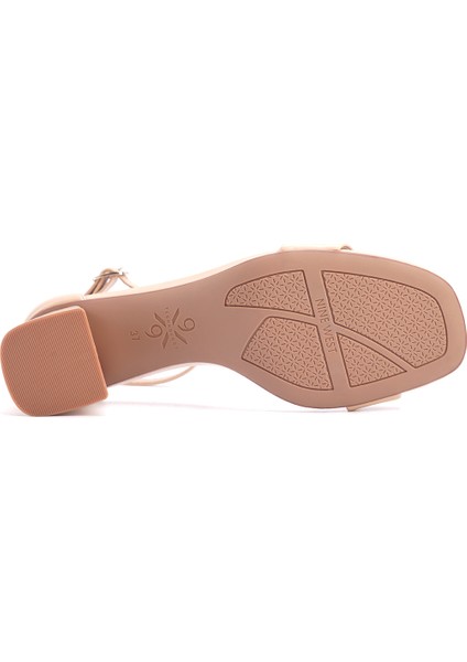 NARLA 4FX Krem Kadın Comfort Sandalet