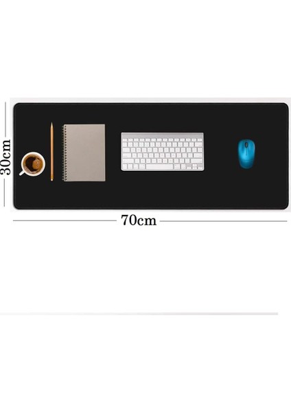 Oyuncu Gamer Mouse Pad, Fare Altlığı, Kaymaz Taban Mousepad, Ofis Tipi Mouse Pad Çalışma Masası Altlığı (70X30 ve 90X40 Cm)