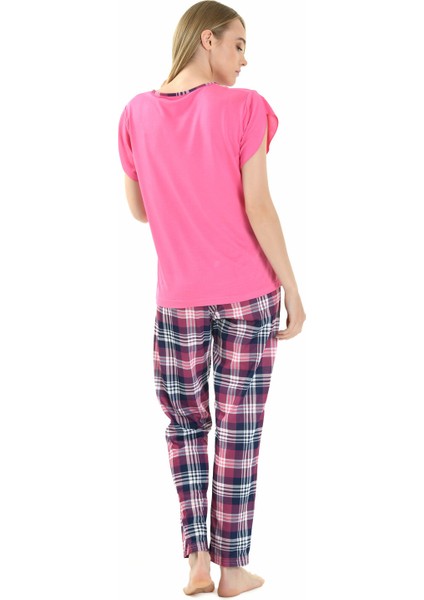 Pembe Kadın Pijama Takımı