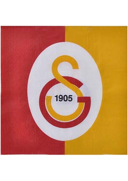 Lisanslı Galatasaray Temalı Kağıt Peçete 16'lı