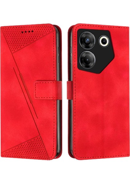 Tecno Camon 20 Pro 5g Pu Deri Tam TeIefon Kılıfı (Yurt Dışından)
