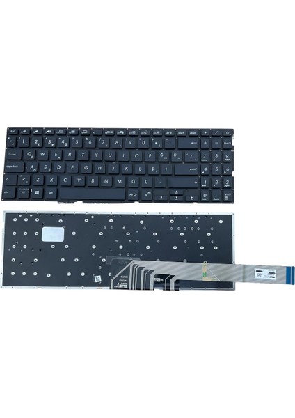 Asus ile Uyumlu Vivobook 15 X571, 15 X571GD, 15 X571LH Notebook Klavye Siyah Tr