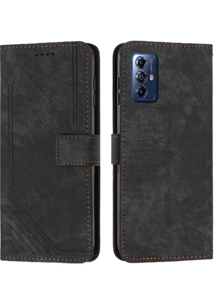 Motorola Moto G 4g 2024 Tam Pu Deri TeIefon Kılıfı (Yurt Dışından)