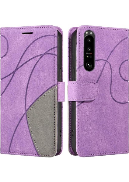 Sony Xperia 1iii Iki Renkli Dikiş Koruyucu TeIefon Kılıfı (Yurt Dışından)