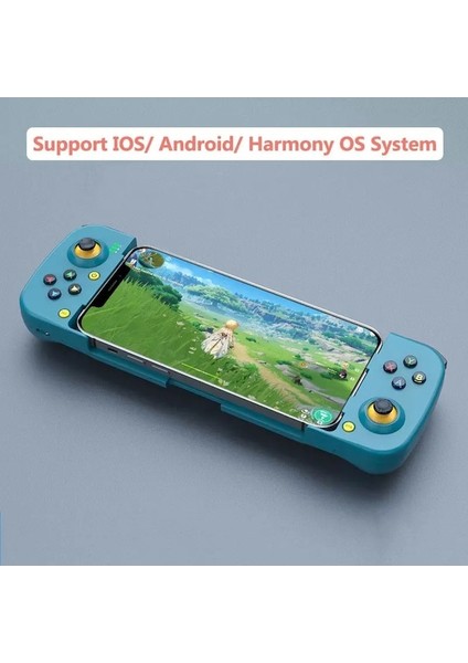 Yalnızca Telefon Için Gn-Pc Için Kablosuz Joystick Cep Telefonu Için Bluetooth Denetleyicisi Android/ıos/ps4 Için Gerilebilir Gamepad D3 Anahtar Pubg Için Joypad (Yurt Dışından)