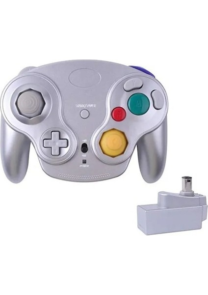 Mavi-Klasik Kablolu Oyun Denetleyicisi Gamepad Joystick Uzaktan Ngc Gamecube Konsolları Oyun Denetleyicisi Pedi (Yurt Dışından)