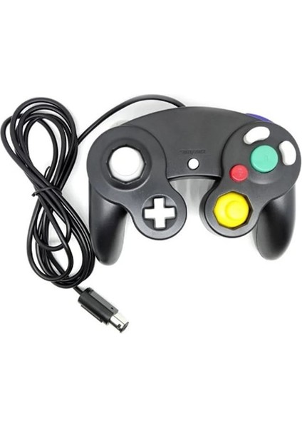 Mavi-Klasik Kablolu Oyun Denetleyicisi Gamepad Joystick Uzaktan Ngc Gamecube Konsolları Oyun Denetleyicisi Pedi (Yurt Dışından)