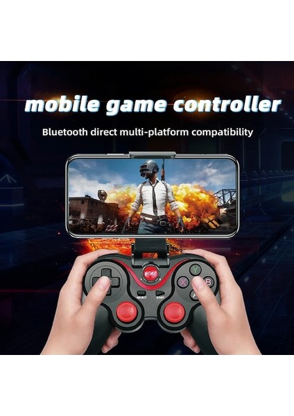X3-2.4g-X3 Gamepad Cep Telefonu Denetleyici Desteği Android/ios/hongmeng 2.4g Kablosuz Bt Joystick Oyun Denetleyicisi (Yurt Dışından)