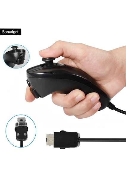 Sol Black-2in1 Sol/sağ Kablosuz Denetleyici Nintendo Wii/wii U Video Oyunu Gamepad Motion Plus Cmos Sensörü Motor Kolu Aksesuarları (Yurt Dışından) fırsatları