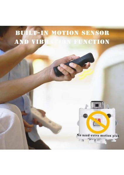 Sol Black-2in1 Sol/sağ Kablosuz Denetleyici Nintendo Wii/wii U Video Oyunu Gamepad Motion Plus Cmos Sensörü Motor Kolu Aksesuarları (Yurt Dışından) indirimleri