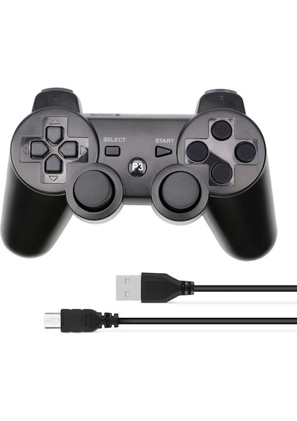 Siyah-Ps 3 Için Bluetooth Kablosuz Denetleyici Joystick Gamepad Pc Dizüstü Oyun Denetleyicisi Playstation 3 Platformu Gamepad (Yurt Dışından)