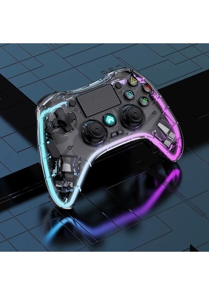 Oyun Denetleyicisi-Ps4 Için Şeffaf Renkli Kablosuz Oyun Denetleyicisi/anahtarı/ps3/android/pc/ıos Ps4 Konsolu Için Joystick Gamepad Dokunmatik Düğme (Yurt Dışından)