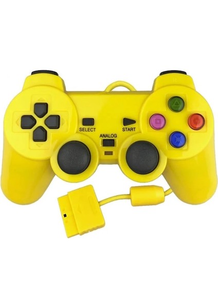 Ps2 Gamepad Için Ps2 Konsol Joystick'i Için Kırmızı Kablolu Bt Denetleyici (Yurt Dışından)