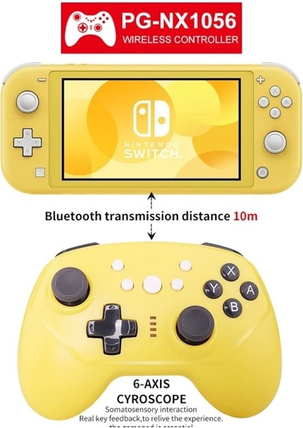 A-Kablosuz Pro Denetleyici Anahtar/anahtar OLED Anahtarı Lite Pc Dizüstü WIN10 Nintendo Anahtarı Denetleyici Uzaktan Gamepad Joystick (Yurt Dışından)