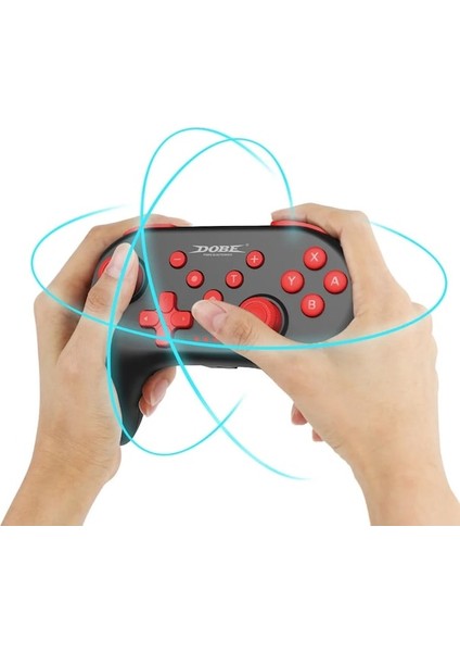 Mavi-Bluetooth Uyumlu Gamepad Oyun Joystick Kablosuz Denetleyici Nintendo Switch Pro/switch Lite Oyun Konsolu 6-Axis Kolu (Yurt Dışından)