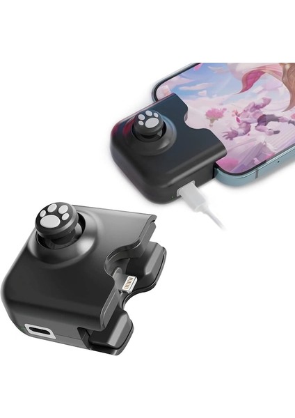 Iphone Uyumlu Ipad Için Ios Black-Mobile Oyun Denetleyicisi Joystick Pubg Mobile, Call Of Duty, Wild Rift Ile Android Oyun Gamepad (Yurt Dışından)