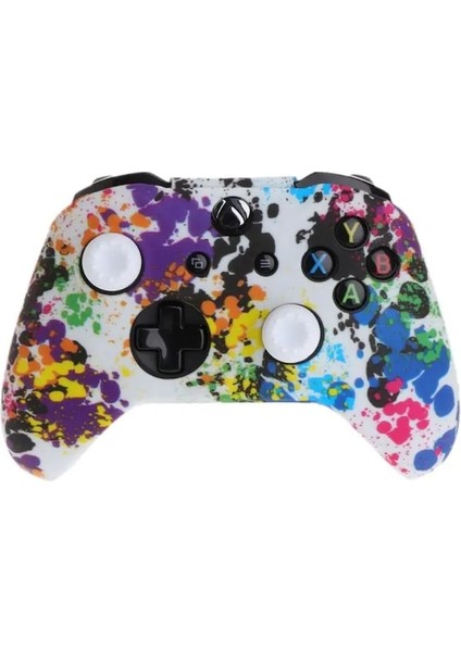 Popüler Silikon Gamepad Kapağı + Xbox One Xs Denetleyicisi Için 2 Joystick Kapağı (Yurt Dışından)