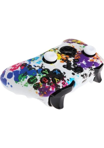 Popüler Silikon Gamepad Kapağı + Xbox One Xs Denetleyicisi Için 2 Joystick Kapağı (Yurt Dışından)