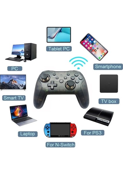 Kristal SIYAH-MG25Z Kablosuz Denetleyici Bluetooth Gamepad Nintendo Anahtarı Pc Ps3 Joystick Çift Titreşim Gamepad Profesyonel Gecikme Ücretsiz (Yurt Dışından)