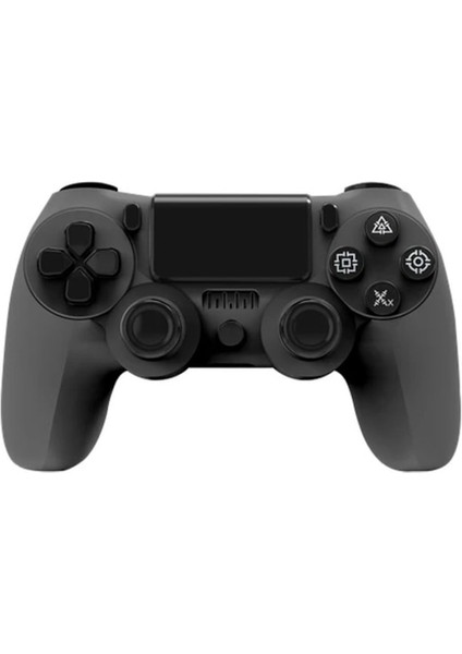 Siyah-Özel Tasarım 14 Renk Bt 3.0 Kablosuz Gamepad Joystick USB 6 Eksen Joy Pad Ps4 Ps3 Oyun Konsolu Için Çift Titreşim Denetleyicisi (Yurt Dışından)