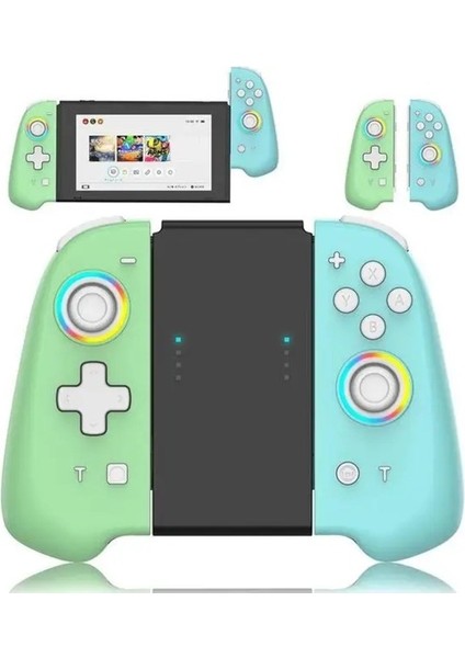 YS14-NINTEND Anahtarı Için Kablosuz Denetleyici Ns Joypad Oyun Kolu Kavrama Sol ve Sağ Joystick Bluetooth Gamepad Ile Uyandırma (Yurt Dışından)