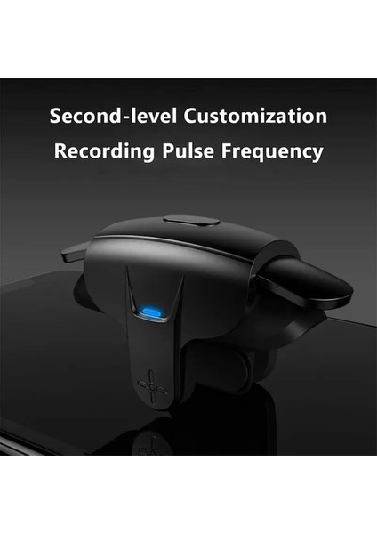 BLACK-AK05 Oyun Tetikleyici Mobil Oyun Elektronik Spor Yardımcı Düğme Dört Hız Değişken Frekans Ayarlı Alaşım Düğme (Yurt Dışından) fırsatları