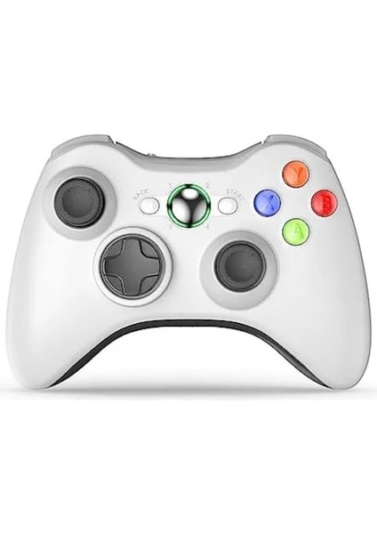 Beyaz-Gamepad Xbox 360 Için Kablosuz Titreşim Joystick Microsoft Pc Konsolu Için Windows 7 8 10 Oyun Denetleyicisi Ile Uyumlu (Yurt Dışından)