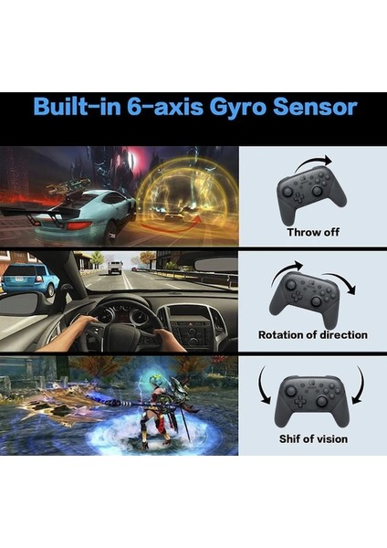 Siyah Altın-Bluetooth Kablosuz Anahtarı Pro Denetleyici Gamepad Nintendo Anahtarı/lite/buhar Oyun Joystick (Yurt Dışından) fırsatları