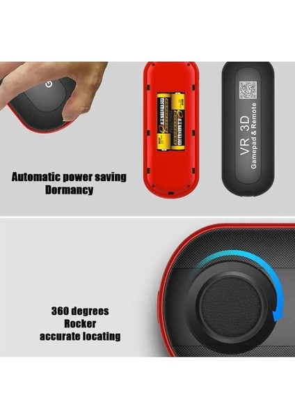 Beyaz Oyun Gamepad Joystick Uzaktan Vr Denetleyici Cep Telefonu Bluetooth Uyumlu Kablosuz Selfie Kolu Android Oyunu Için Uyumlu (Yurt Dışından)