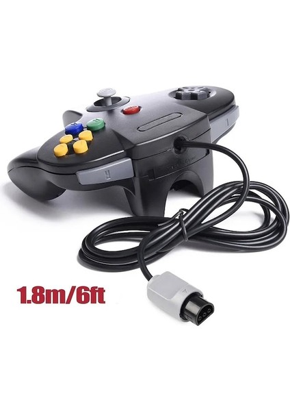 NINTENDO64 Konsolu Için Mavi Kablolu Gamepad N64 Klasik Joystick Için Retro Oyun Konsolu Controle Nintendo Aksesuarları (Yurt Dışından) indirimleri