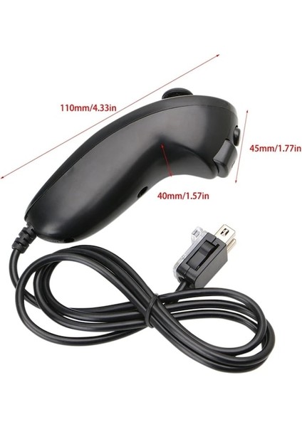 Açık Mavi-Nunchuck Nunchuk Video Oyunu Denetleyicisi Nintendo Wii Konsolu Için Uzaktan 5 Renk (Yurt Dışından) fırsatları