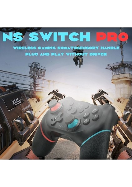 Sarı Kutusu Ile Uyumlu Nintendo Anahtarı Denetleyicisi Nintendo Switch Pro OLED Konsol Kontrol Joystick Için Kablosuz Bluetooth Oyun Klavyeleri (Yurt Dışından)