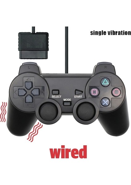 Siyah Kablolu-Siyah Kablolu Denetleyici Oyunları Kablo Uzunluğu 180 cm Sony Ps2 Playstaion Için Kablolu Gamedpas Joystick Satış Yüksek Kalite (Yurt Dışından)