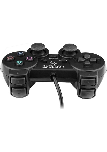 Kablolu Analog Denetleyici Gamepad Joystick Joypad Sony Playstation Ps2 Ps1 Ps One Psx Konsolu Çift Şok Titreşim (Yurt Dışından)