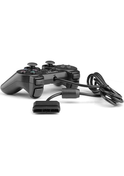 Kablolu Analog Denetleyici Gamepad Joystick Joypad Sony Playstation Ps2 Ps1 Ps One Psx Konsolu Çift Şok Titreşim (Yurt Dışından)