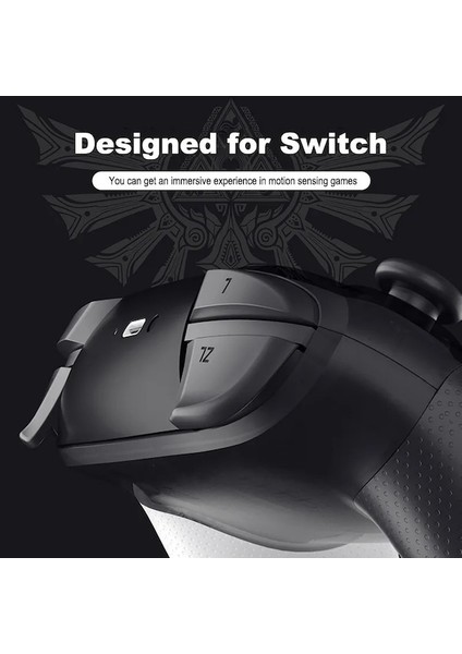Canavar-Nintend Switch Pro Denetleyici Için Kablosuz Bluetooth Gamepad Pc ve Anahtar OLED Lite Oyun Konsolu Için Sınırlı Tema Joystick (Yurt Dışından)