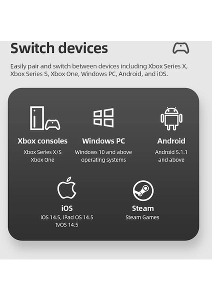 Mavi-Xbox Serise X/s Gamepad Denetleyicisi Ile 2.4g Kablosuz Alıcı Pc Gamepad Aksesuarları Için Kaymaz Rocker Oyun Kolu (Yurt Dışından)