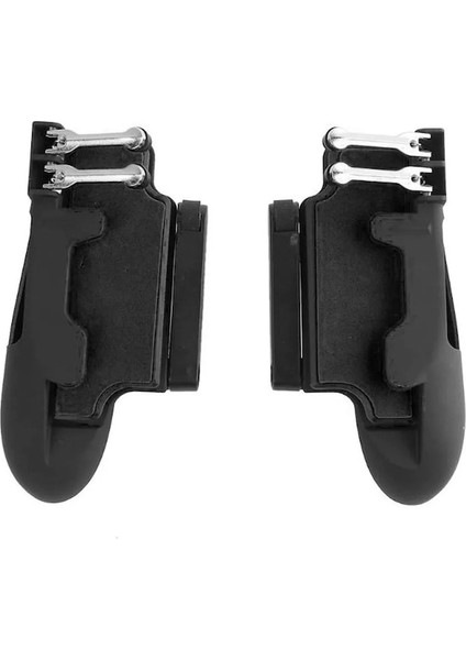 Siyah-Tablet Bilgisayar Denetleyicisi Altı Parmak Hareketi Mobil Tetik Oyun Kolu Tavuk Yeme Artefakt Tablet Braketi (Yurt Dışından)