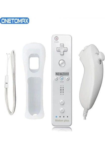 Fotoğraf Gösterisi Olarak-Wii Motion Plus Için Uzaktan Kumanda Ile Nintendo Wii ve Wii U Için Nintendo Nunchuk Için Silikon Kılıf Değiştirme (Yurt Dışından) fiyatları