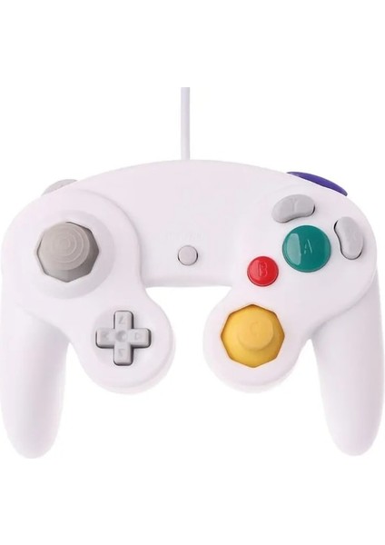 W-Ngc Kablolu Oyun Denetleyicisi Gamecube Gamepad, Gc Bağlantı Noktalı Wıı Video Oyun Konsolu Kontrolü Için (Yurt Dışından)